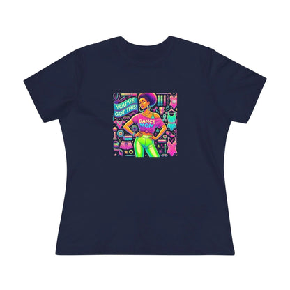 Dance Mom: You've Got This - Darker Skin Tone Mom - Sideview - Women's Softstyle Tee - Whippie's