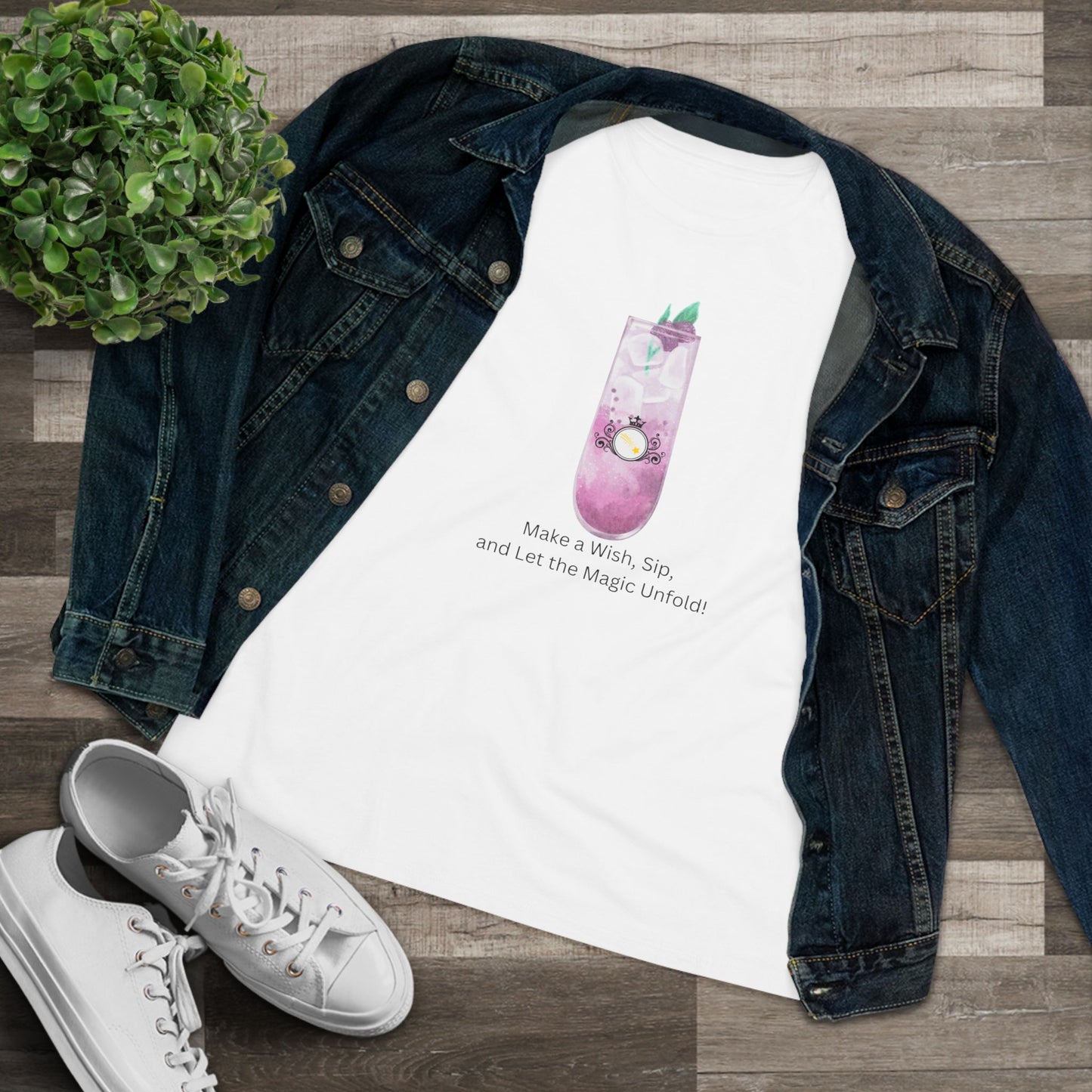 Wishing Star Cocktail Shirt - Make a Wish, Sip & Let the Magic Unfold