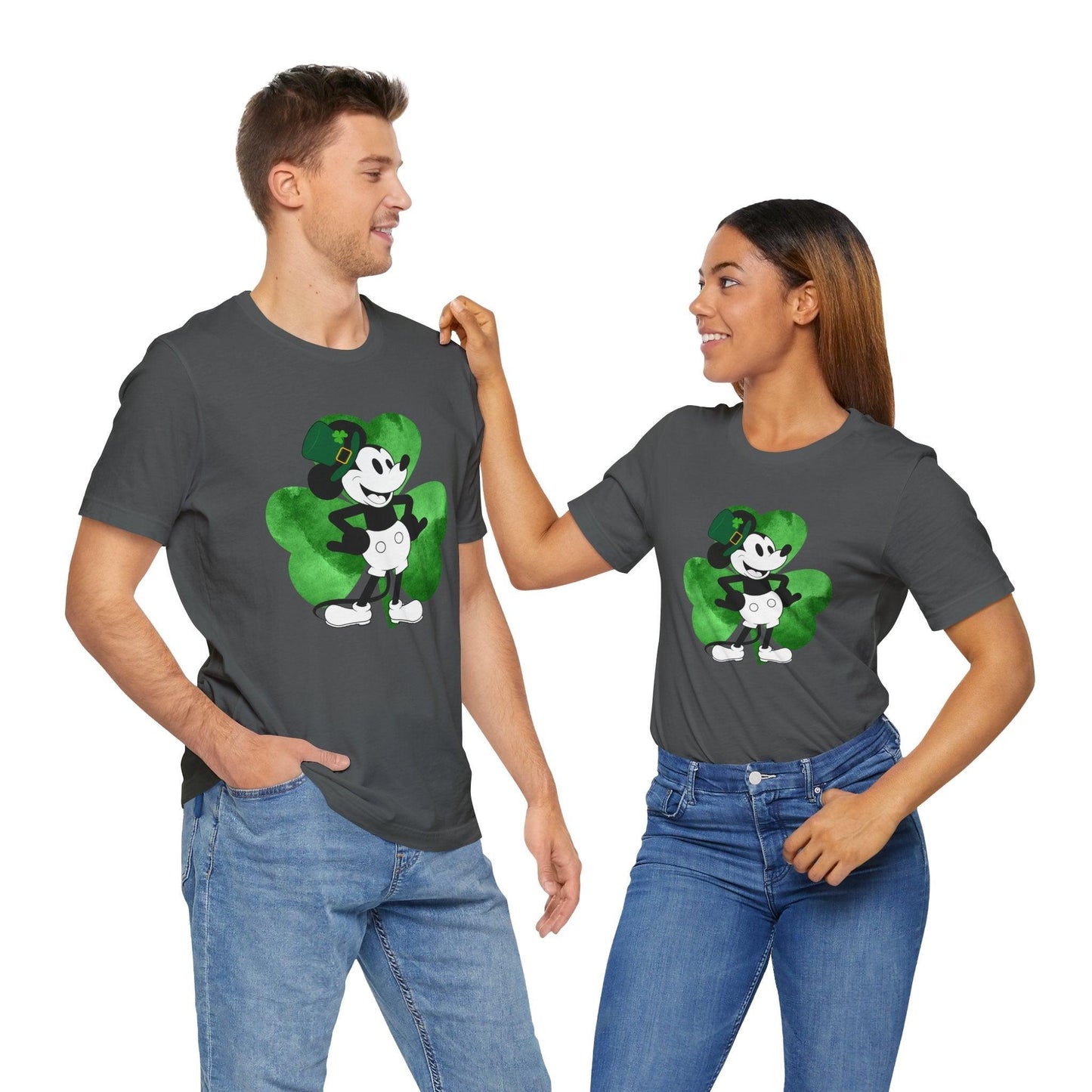 Lucky Willie St. Patrick's Day Tee - Feelin' Lucky with Friends! 🍀🐭 - Whippie's