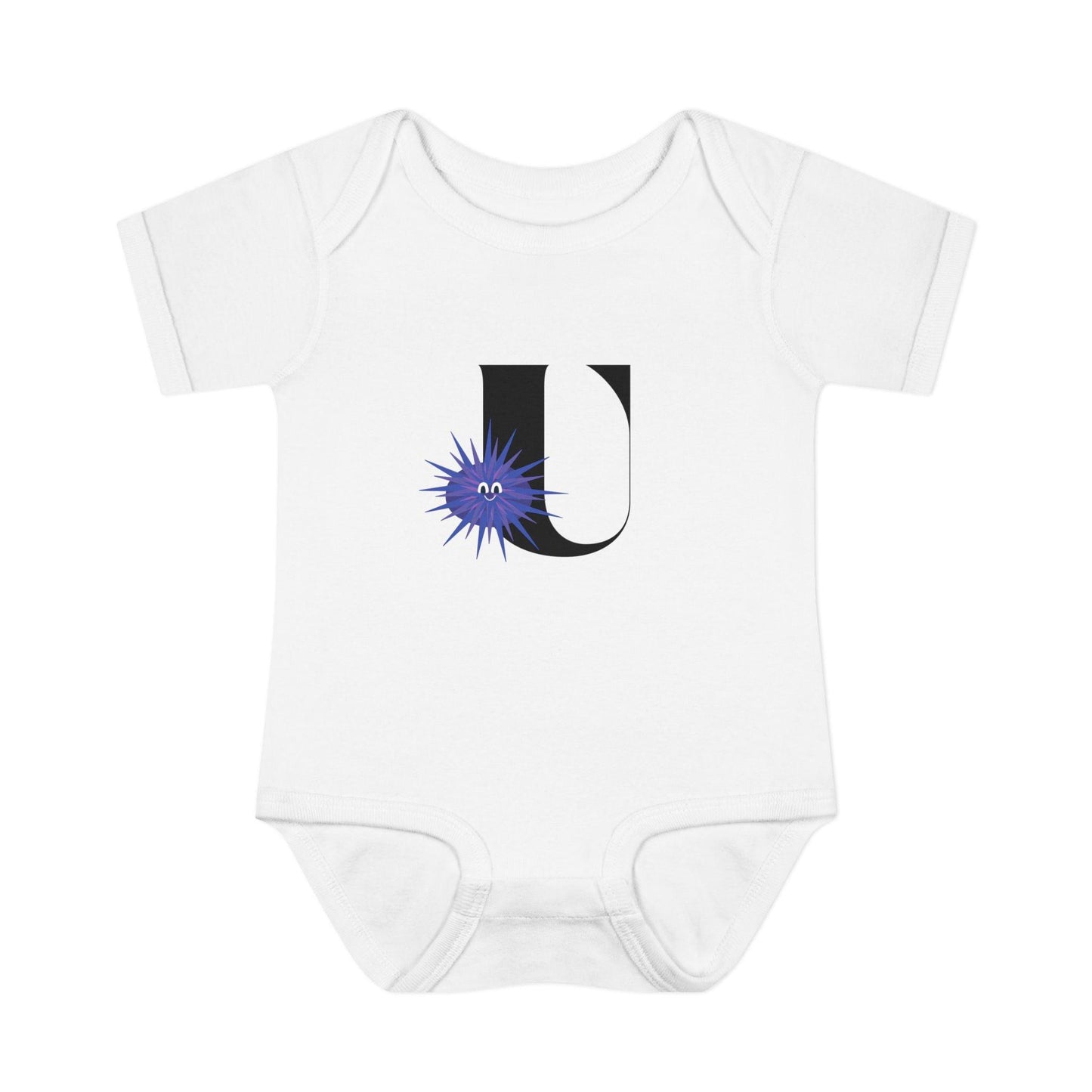 Alphabet Adventures: Letter U - Unforgettable Urchin Baby Onesie U is for Unforgettable Urchin! - Whippie's