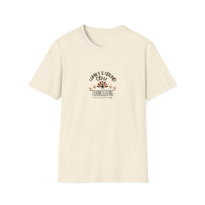 Thanksgiving Family & Friends Crew - Gobble 'Til You Wobble with Your Favorite Crew! 🦃🍁 Unisex T-Shirt - Whippie's