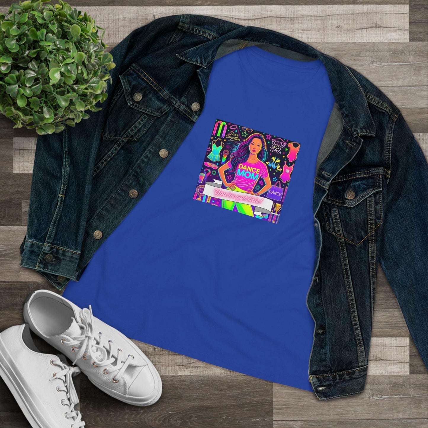 You've Got This! Dance Mom (Young Asian Mom) - A Sparkling Performance ⭐️- Women's Softstyle Tee - Whippie's