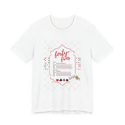 Forty-Fives Card Rankings - Unisex T-Shirt