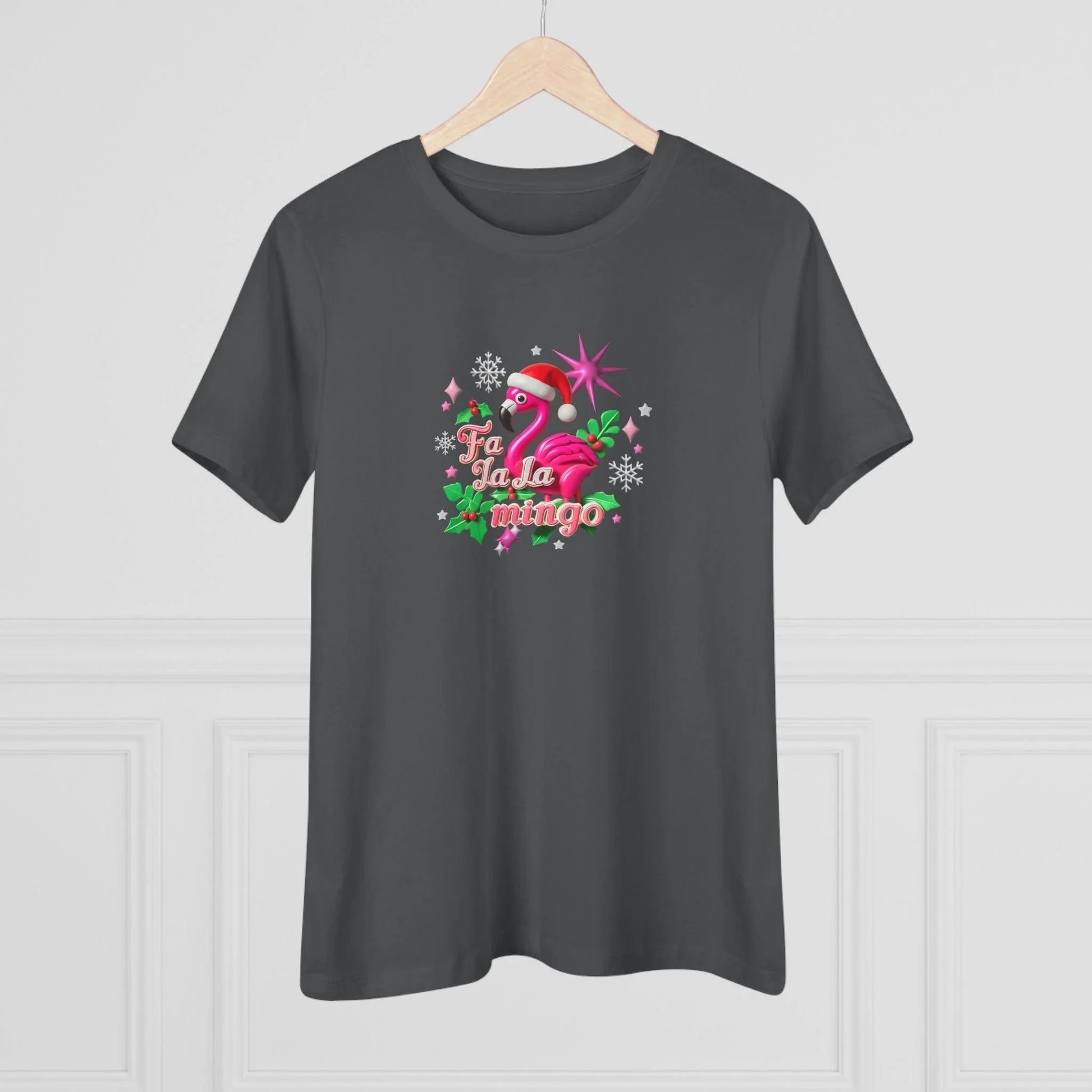 🦩🎅 Fa La La Mingo! ❄️🌟 - Women's Softstyle Tee - Whippie's
