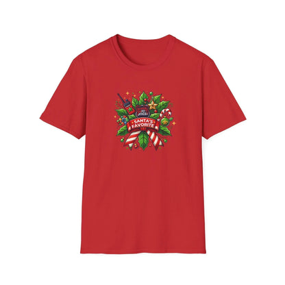 Santa's Favorite School Safety Officer Unisex Tee 🚨🎅 - Whippie's