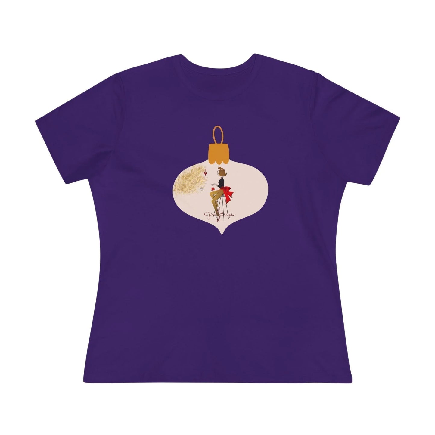Retro Tree Decorating - Women's Tee - Whippie's