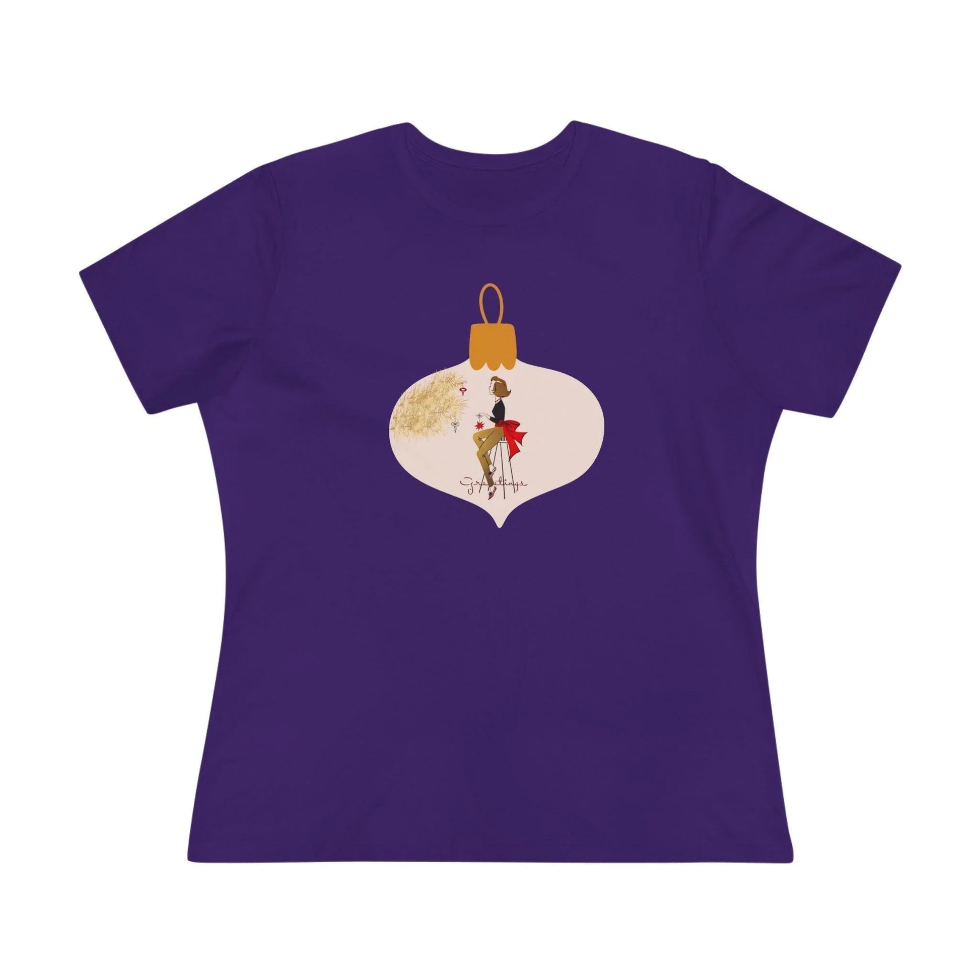 Retro Tree Decorating - Women's Tee - Whippie's