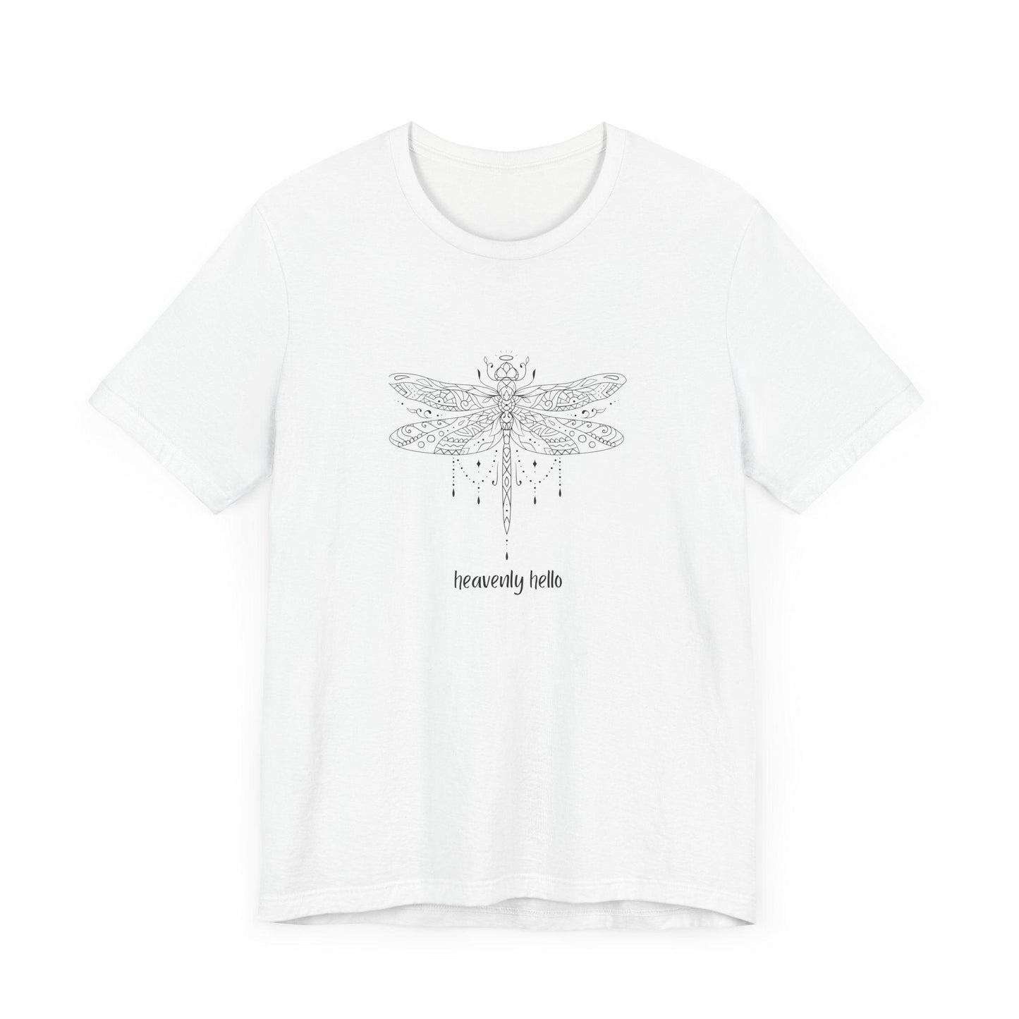Heavenly Hello Unisex Jersey Tee - 🕊️ Carry a Piece of Heaven Close to Your Heart 🕊️ - Whippie's