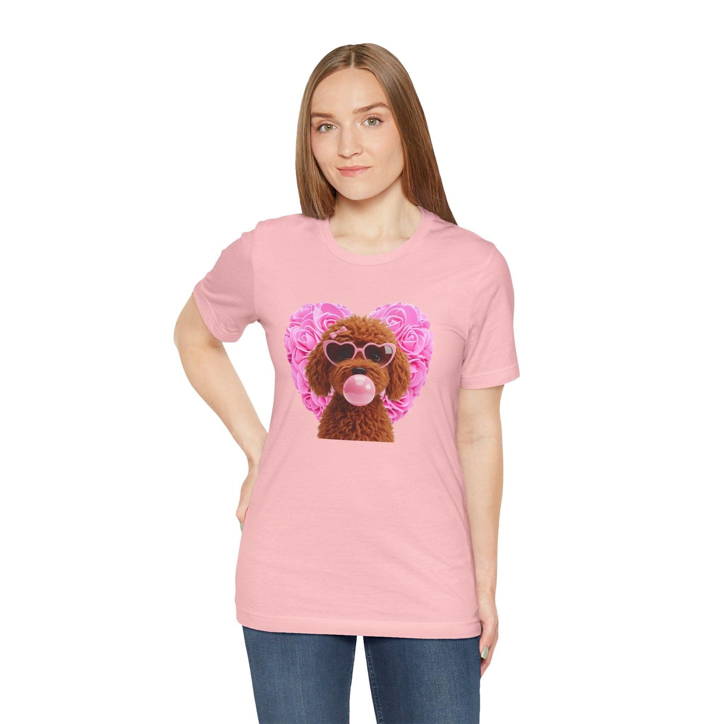 Doodle Love Unisex Jersey Tee - 💖 Cuteness Overload! 💖 - Whippie's