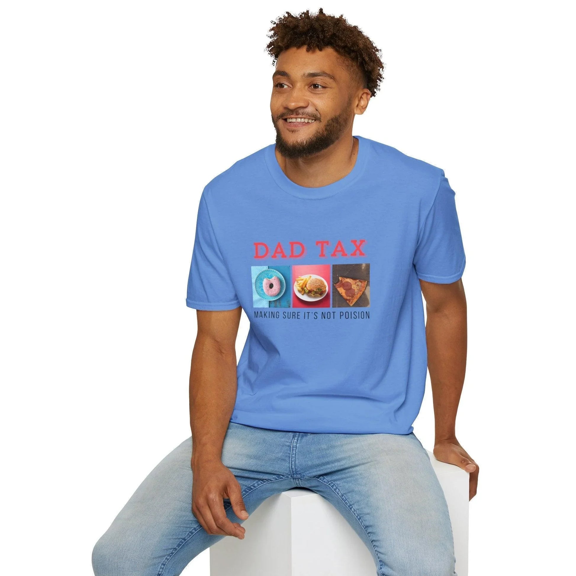 Dad Tax 🍩🍔🍕 Unisex T-Shirt - Funny Foodie Fatherhood! 😂 - Whippie's