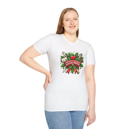Santa's Favorite Assistant Principal Unisex Tee 🍎🎅 - Whippie's