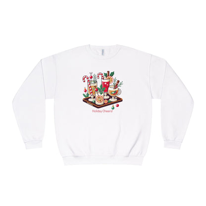 Christmas Cocktail Sweatshirt | Holiday Cheers Unisex Crewneck