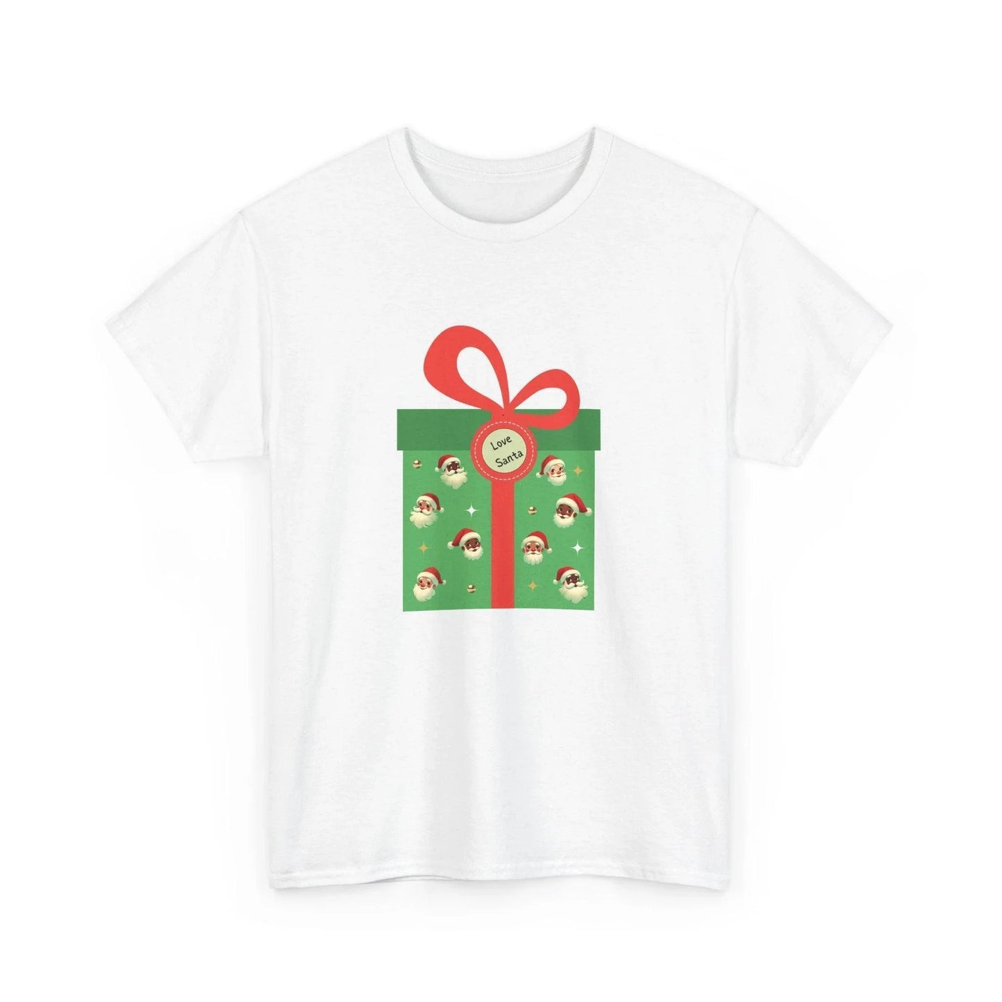 Love Santa Present 🎅 Unisex Heavy Cotton™ Tee! - Whippie's