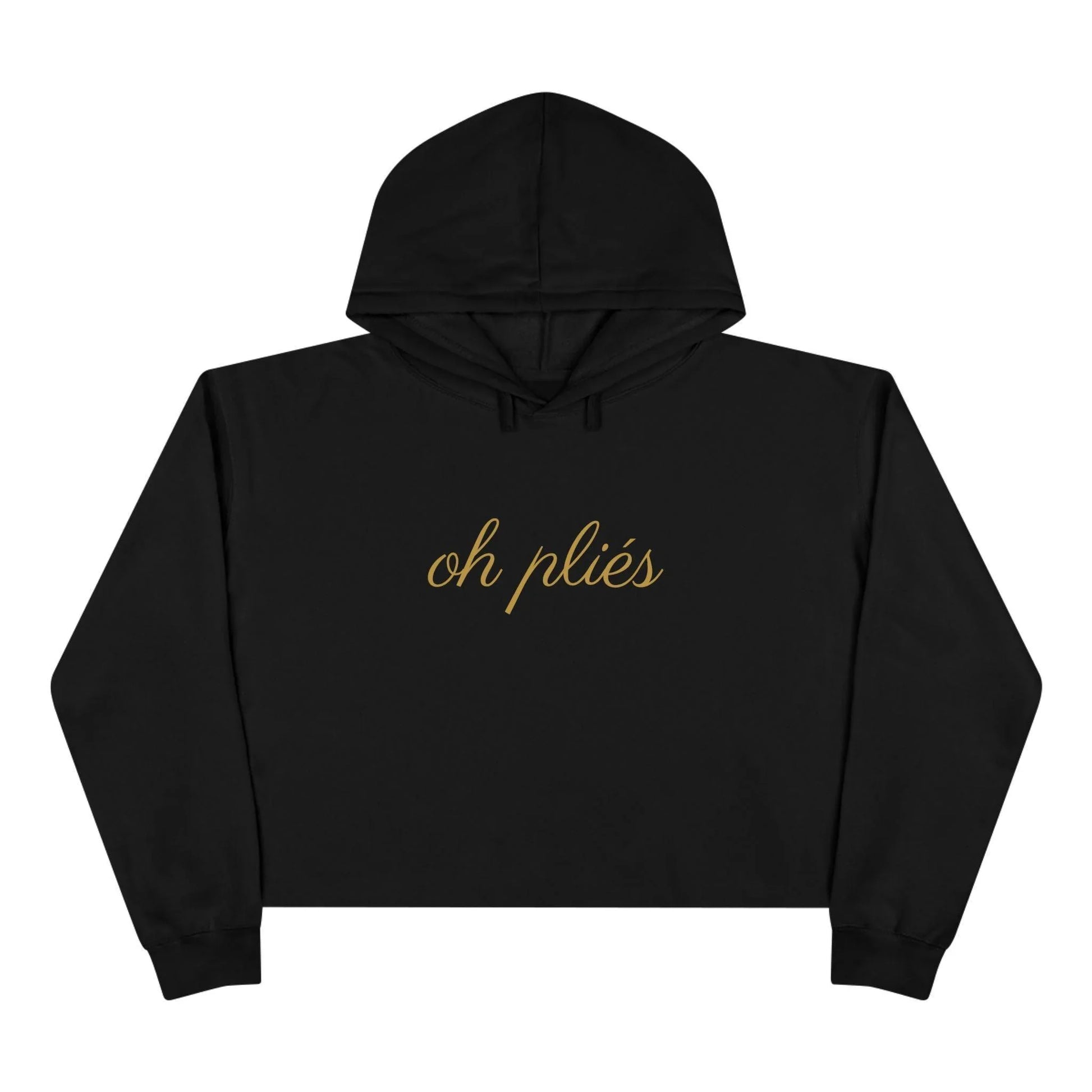 ✨ Oh Pliés ✨ Women's Cropped Hoodie 💖 - Whippie's