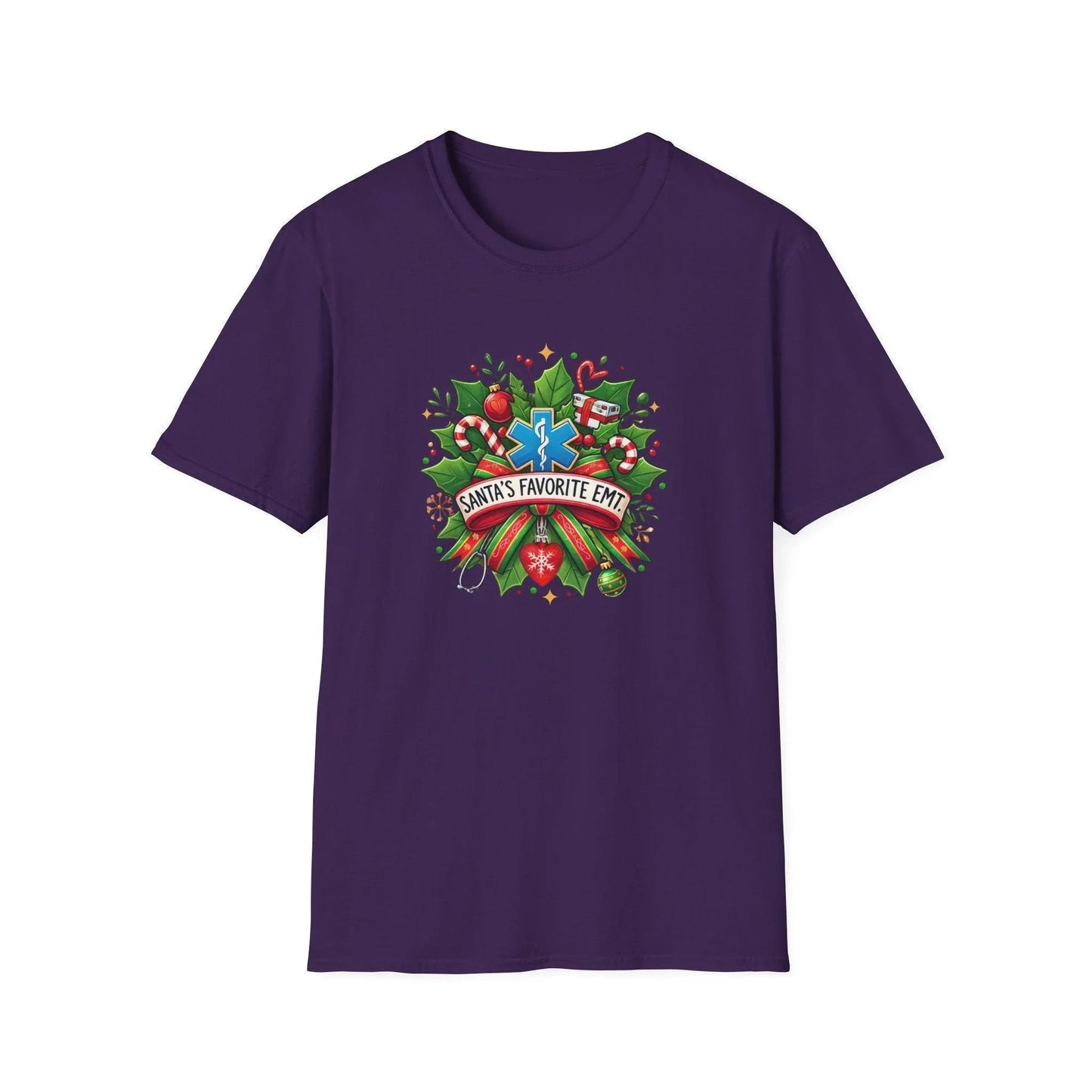 Santa's Favorite EMT Unisex Tee 🚑🎅 - Whippie's