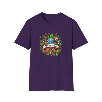 Santa's Favorite EMT Unisex Tee 🚑🎅 - Whippie's