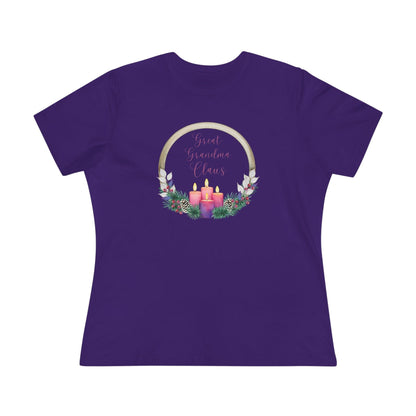 🕯️ Great Grandma Claus 👵🏼✨🎄 - Women's Softstyle Tee - Whippie's