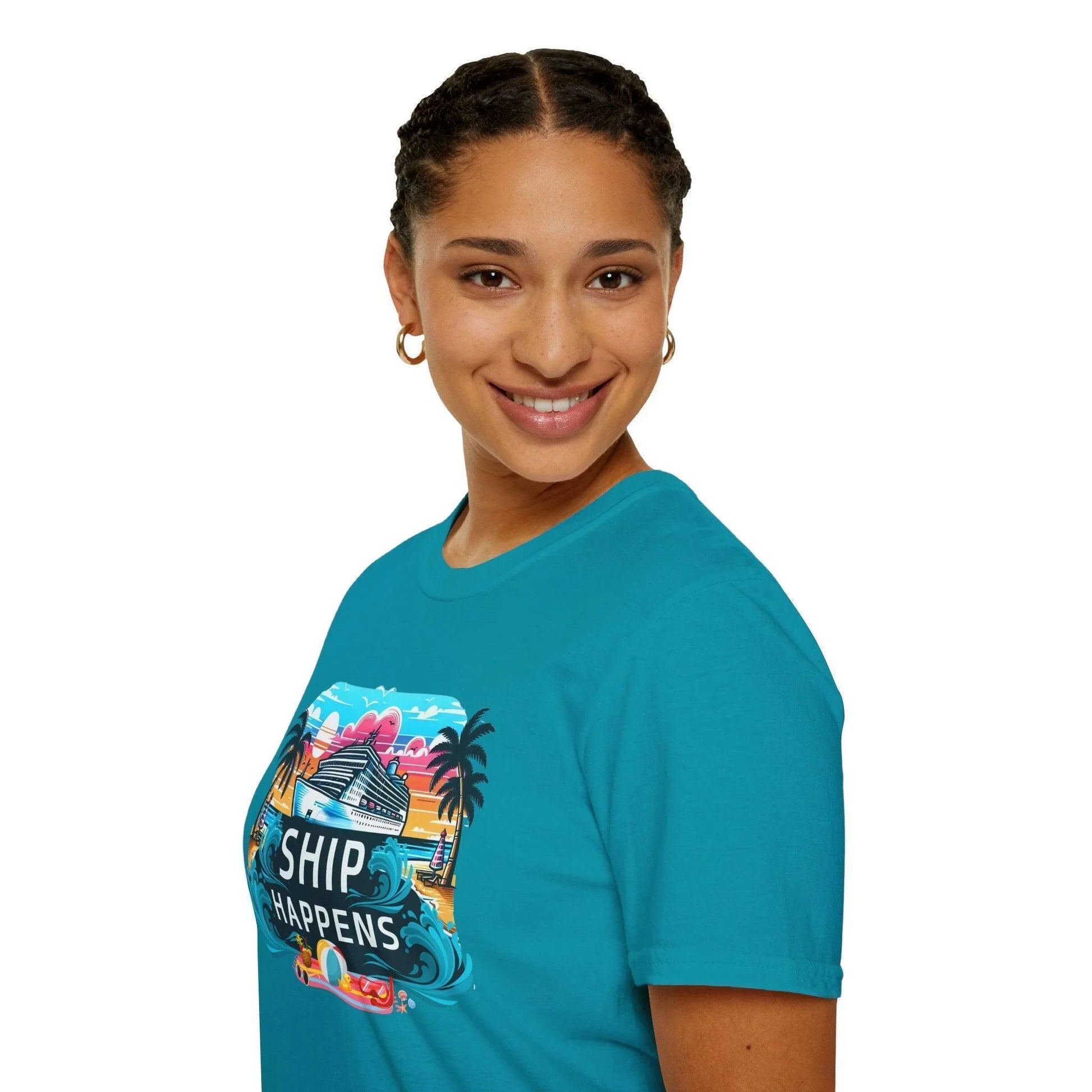 Ship Happens 🛳️🌊 Unisex Tee 🌴 (It's all part of the adventure! 😉) - Whippie's