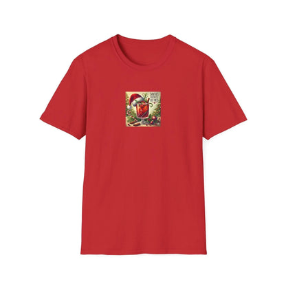 Santa's Favorite Hot Mess 🎅🎄🍹 - Unisex Softstyle T-shirt - Whippie's