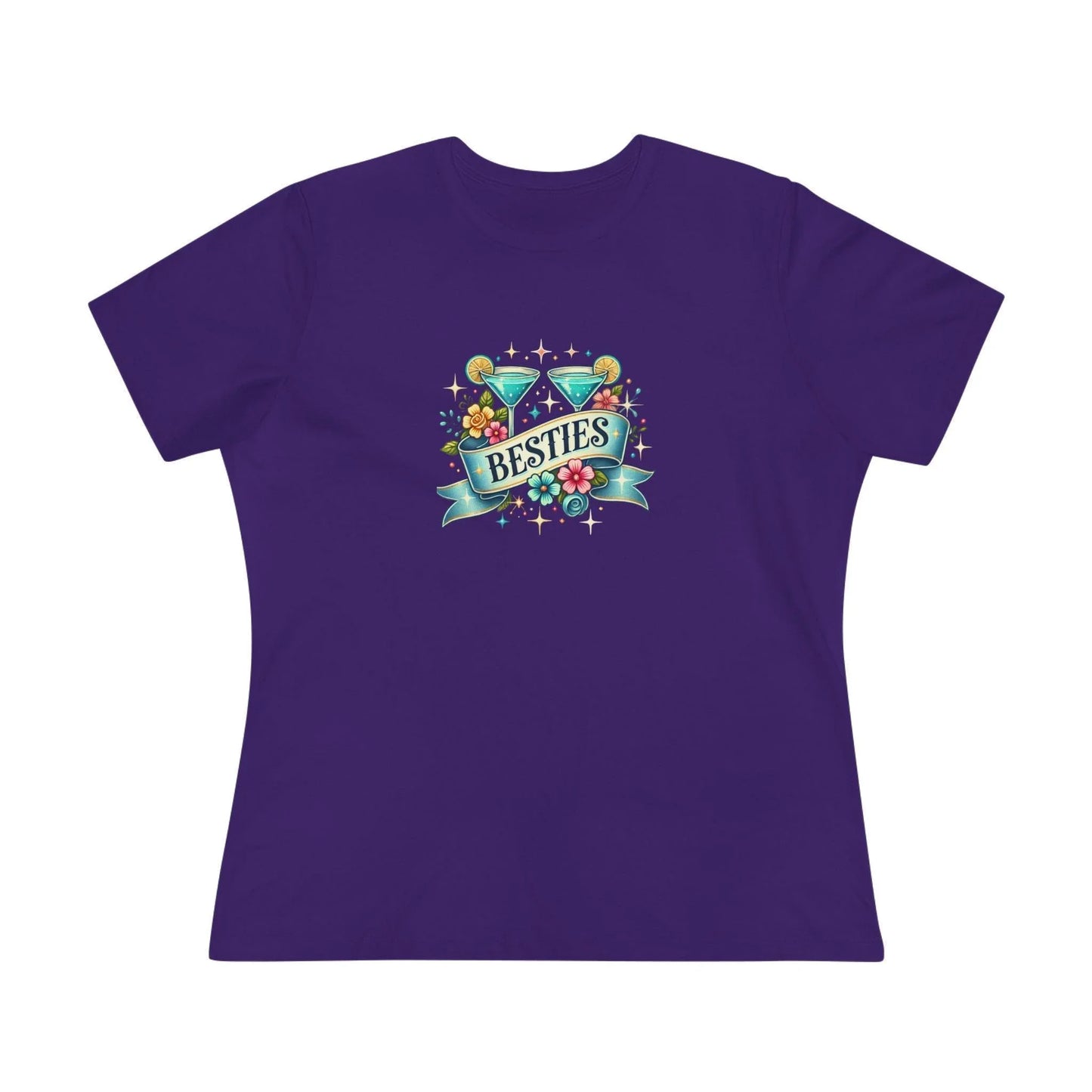 Besties - Two Cocktails - Women's Softstyle Tee - Whippie's