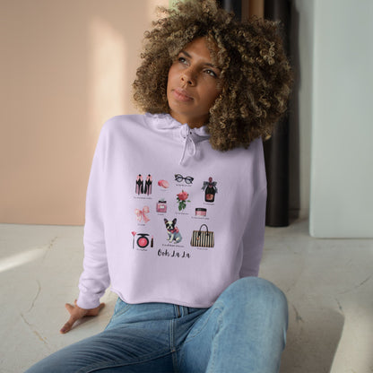 Ooh La La! French Chic Crop Hoodie