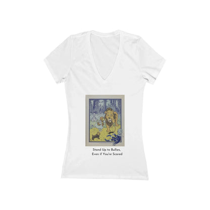 Wizard of Oz Tee - Stand Up to Bullies Women's Deep V-Neck Tee