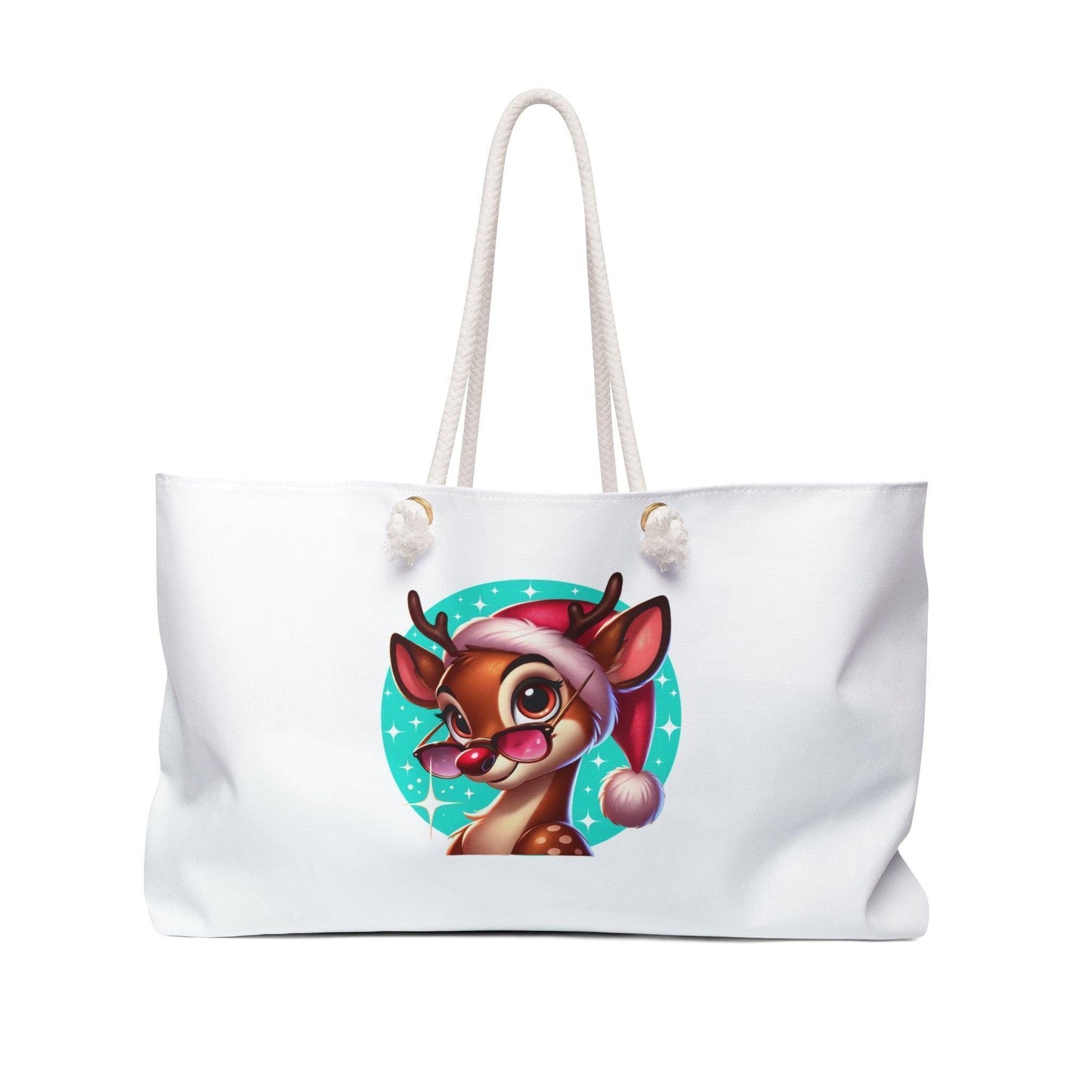😎 Reindeer Cool 😎 Weekender Tote Bag ✨ Stay cool and carry on! - Whippie's