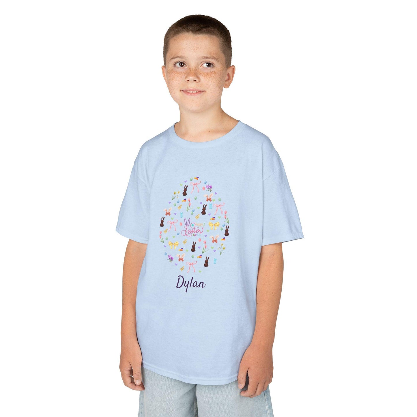 Easter Egg-stravaganza Kids Heavy Cotton Tee - Hop into Easter Fun! - Personalizable - Whippie's