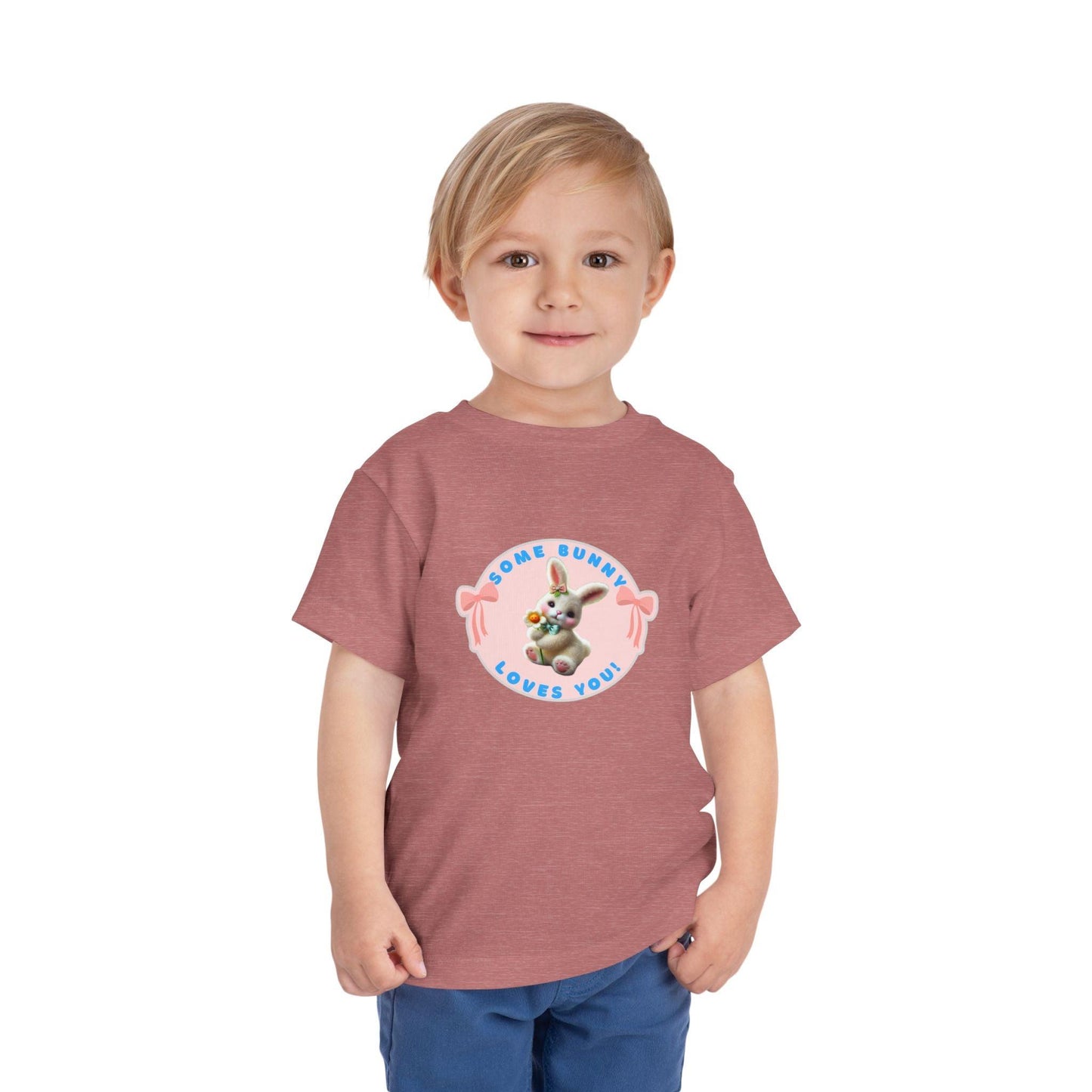 Some Bunny Loves You Toddler T-Shirt - Easter Bunny Cuteness 🐰💖 - Whippie's