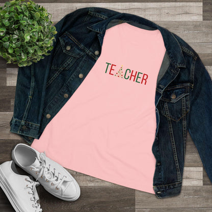 T🎄ACHER Unisex Tee - Happy Holidays from Your Favorite Teacher! 🎁 Women's Softstyle Tee - Whippie's