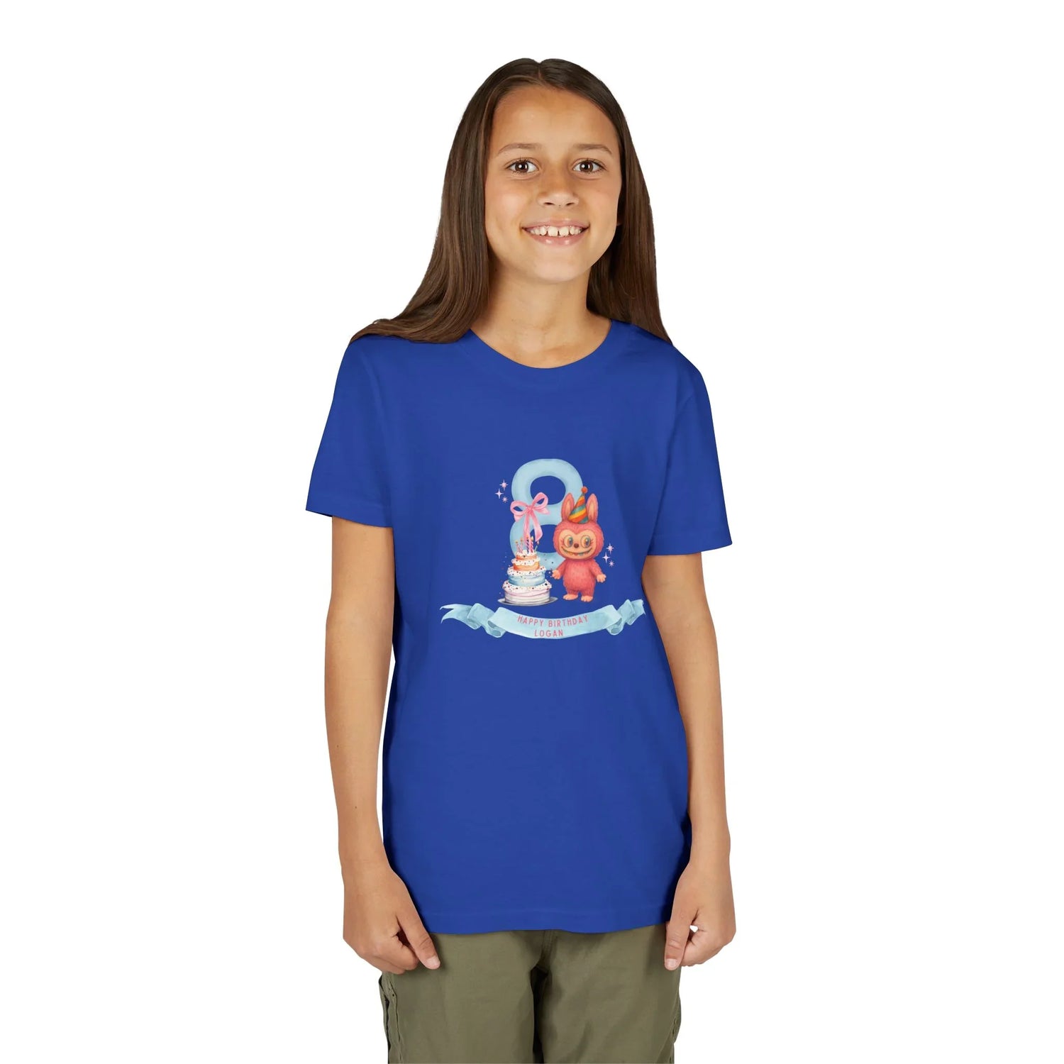 Labubu Birthday Youth Tee - Personalizable - Whippie's