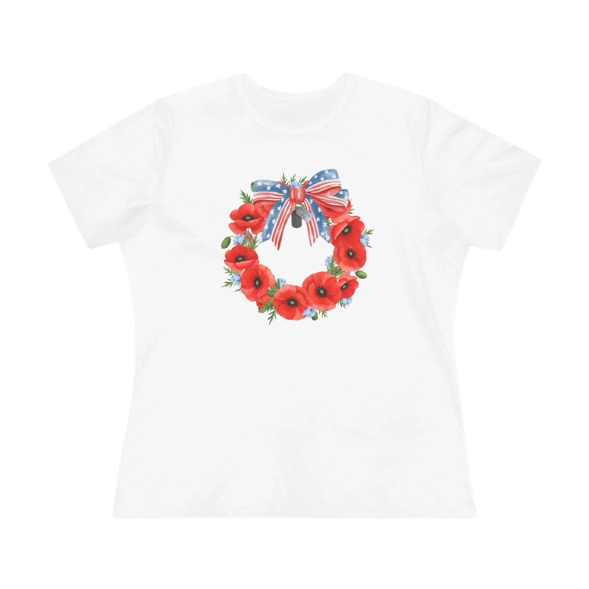 Memorial Day 'Never Forget' Wreath - Women's Tee - Whippie's