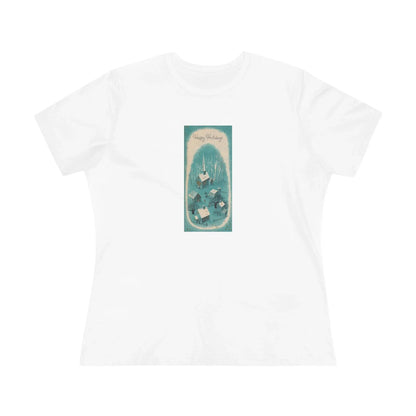 Happy Holidays - Vintage Village - Women's Tee - Whippie's