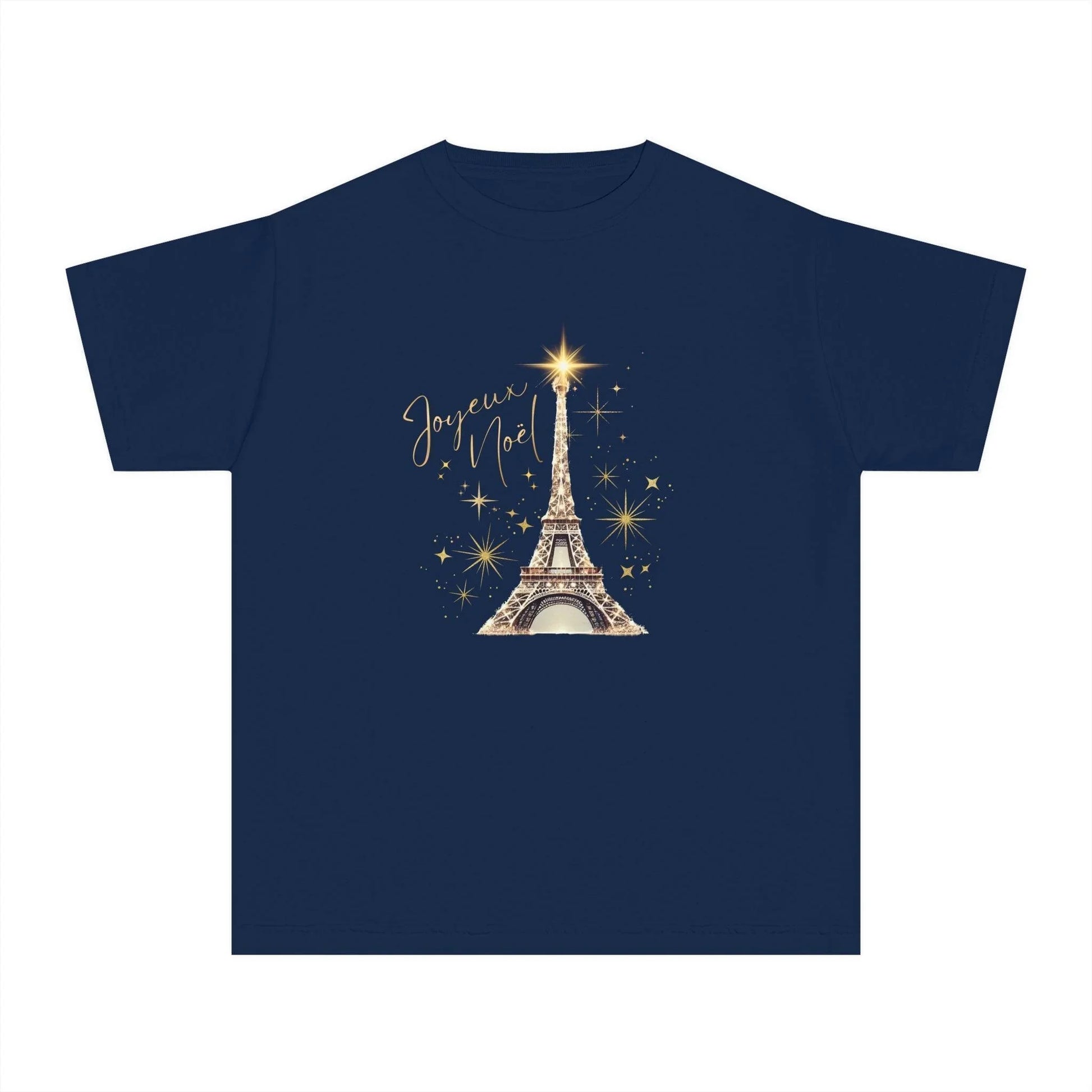 ✨ Joyeux Noël Youth Midweight Tee 🗼 A touch of Parisian elegance for your little one. - Whippie's