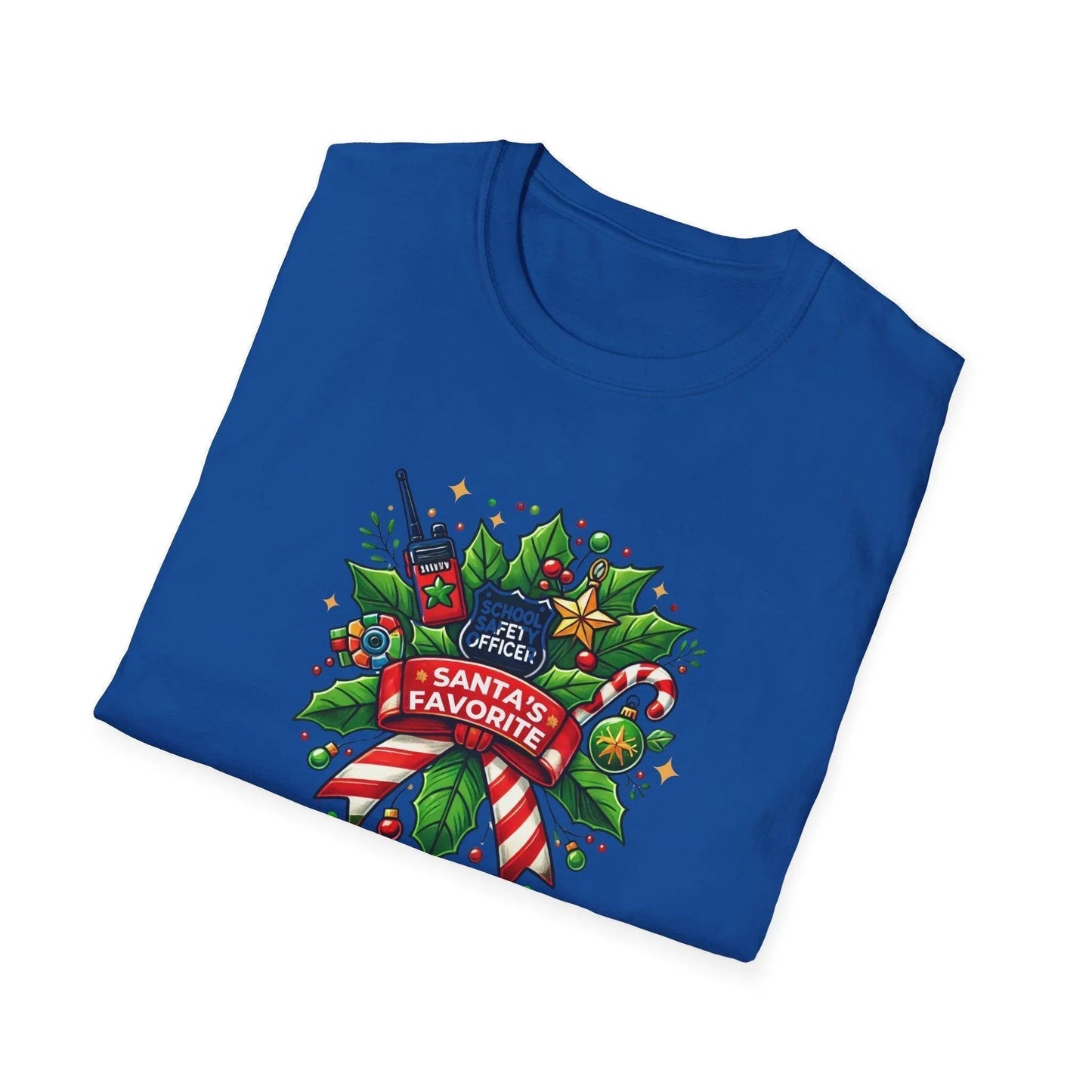 Santa's Favorite School Safety Officer Unisex Tee 🚨🎅 - Whippie's
