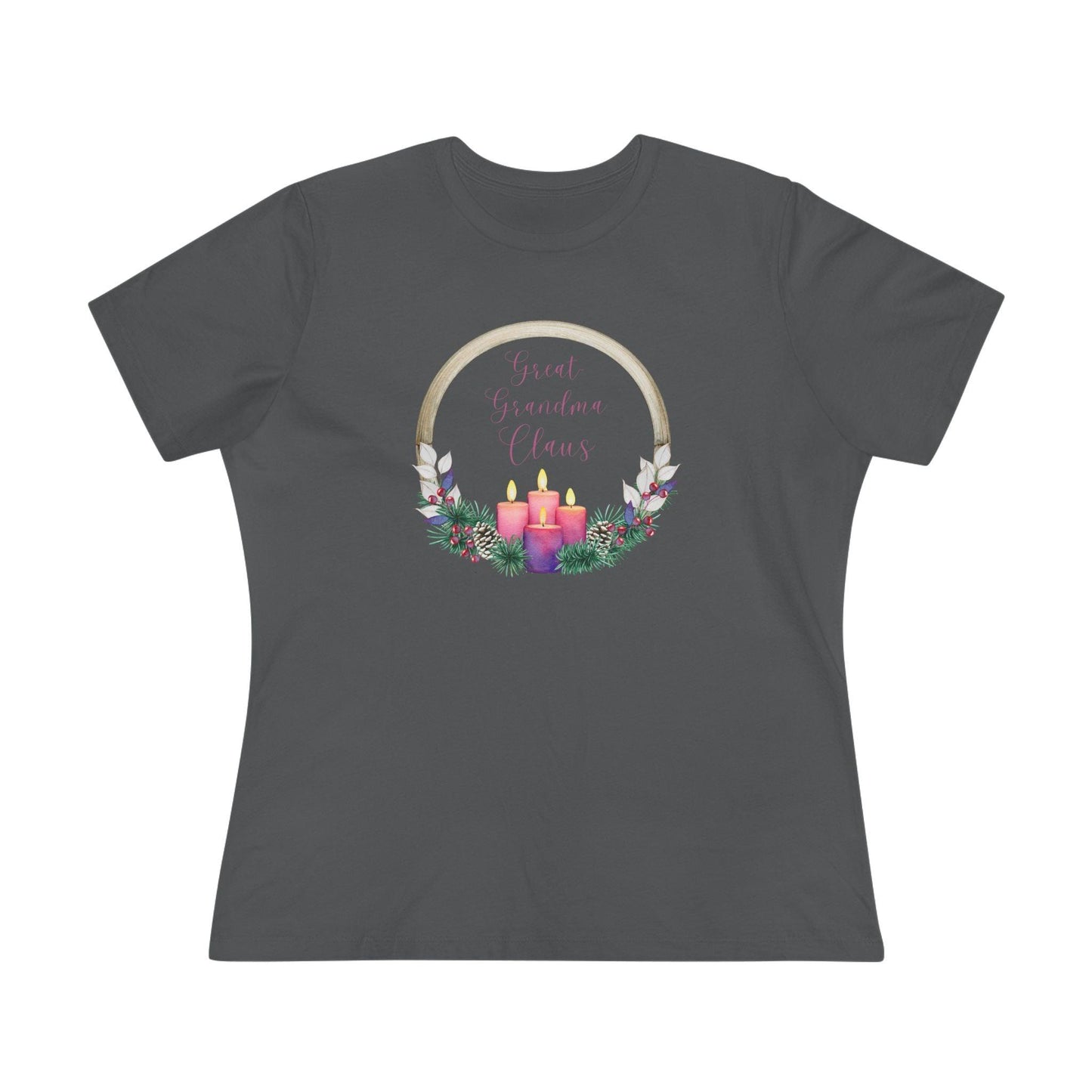 🕯️ Great Grandma Claus 👵🏼✨🎄 - Women's Softstyle Tee - Whippie's