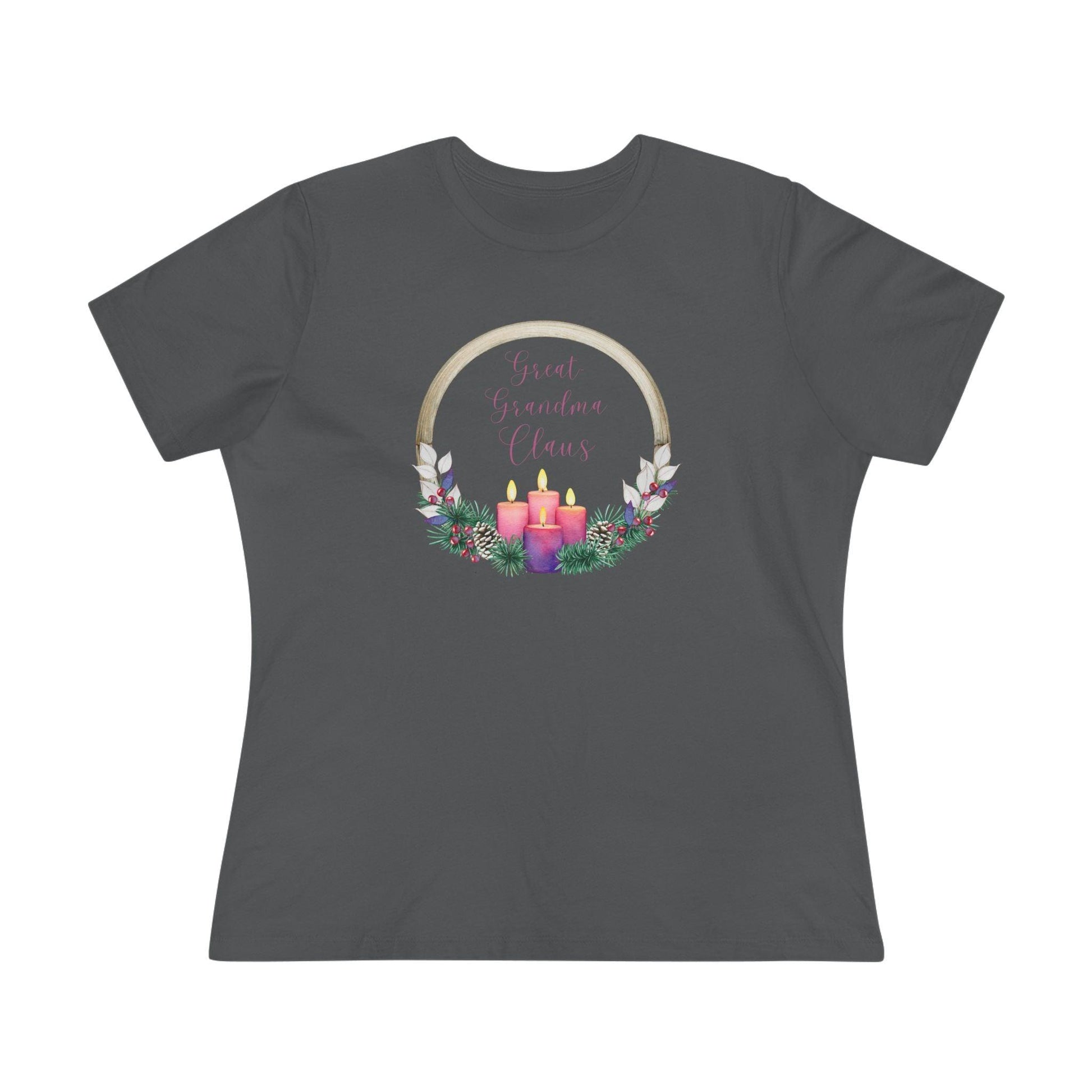 🕯️ Great Grandma Claus 👵🏼✨🎄 - Women's Softstyle Tee - Whippie's