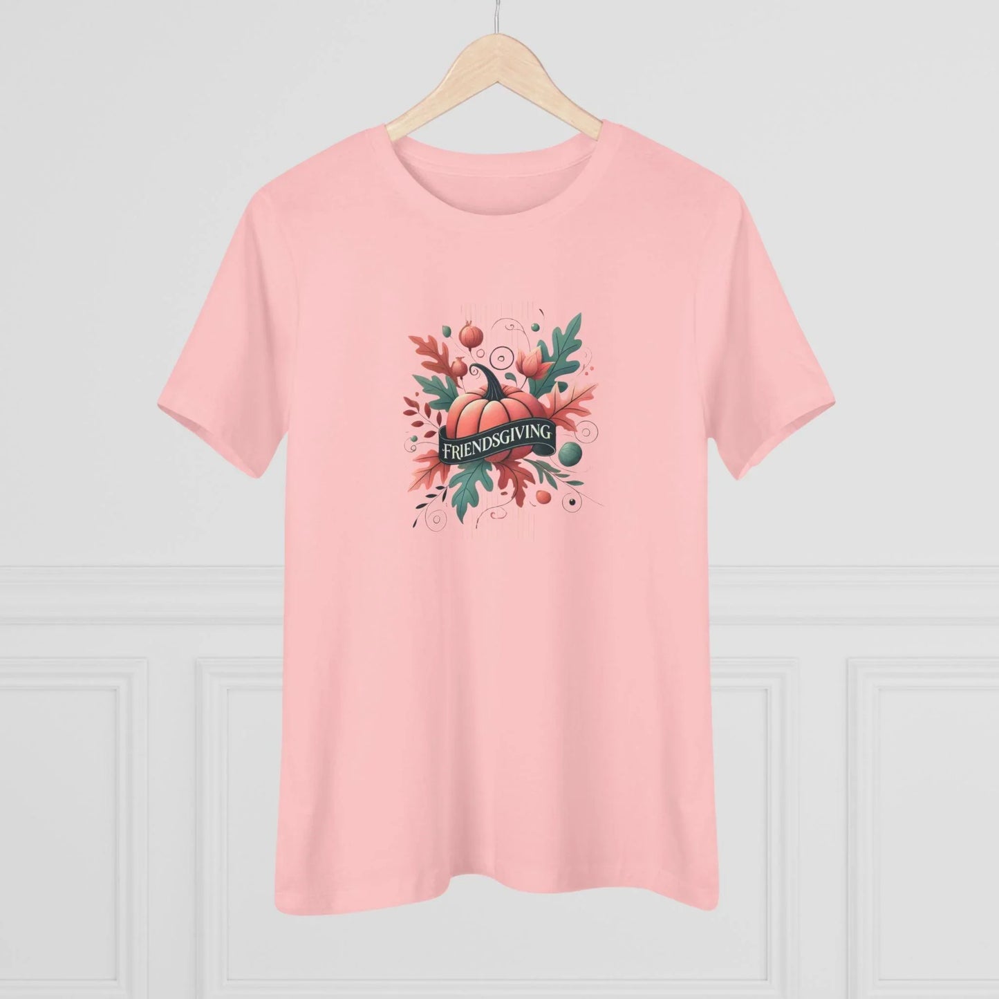 Friendsgiving Whimsical Pumpkin - Women's Softstyle Tee - Whippie's