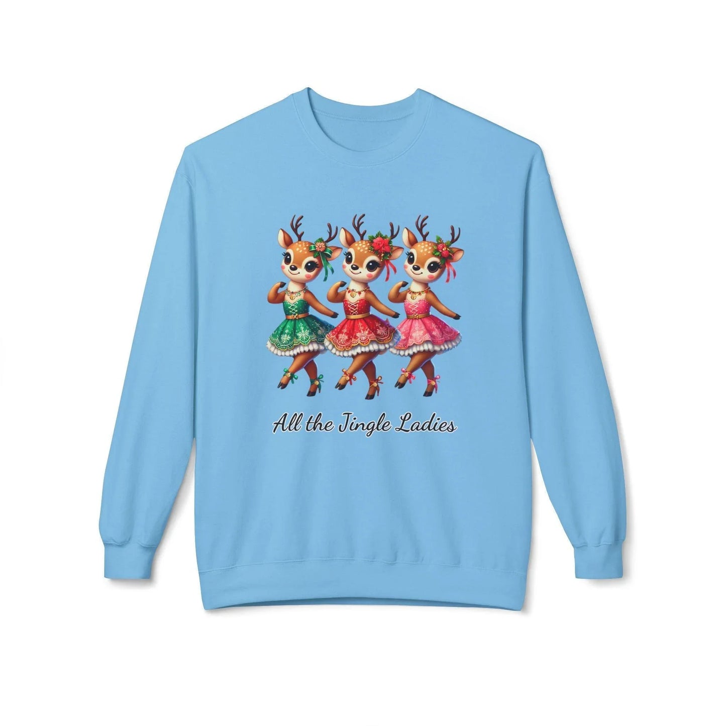 All the Jingle Ladies 🦌 🎅 Unisex Fleece Sweatshirt ✨ - Whippie's