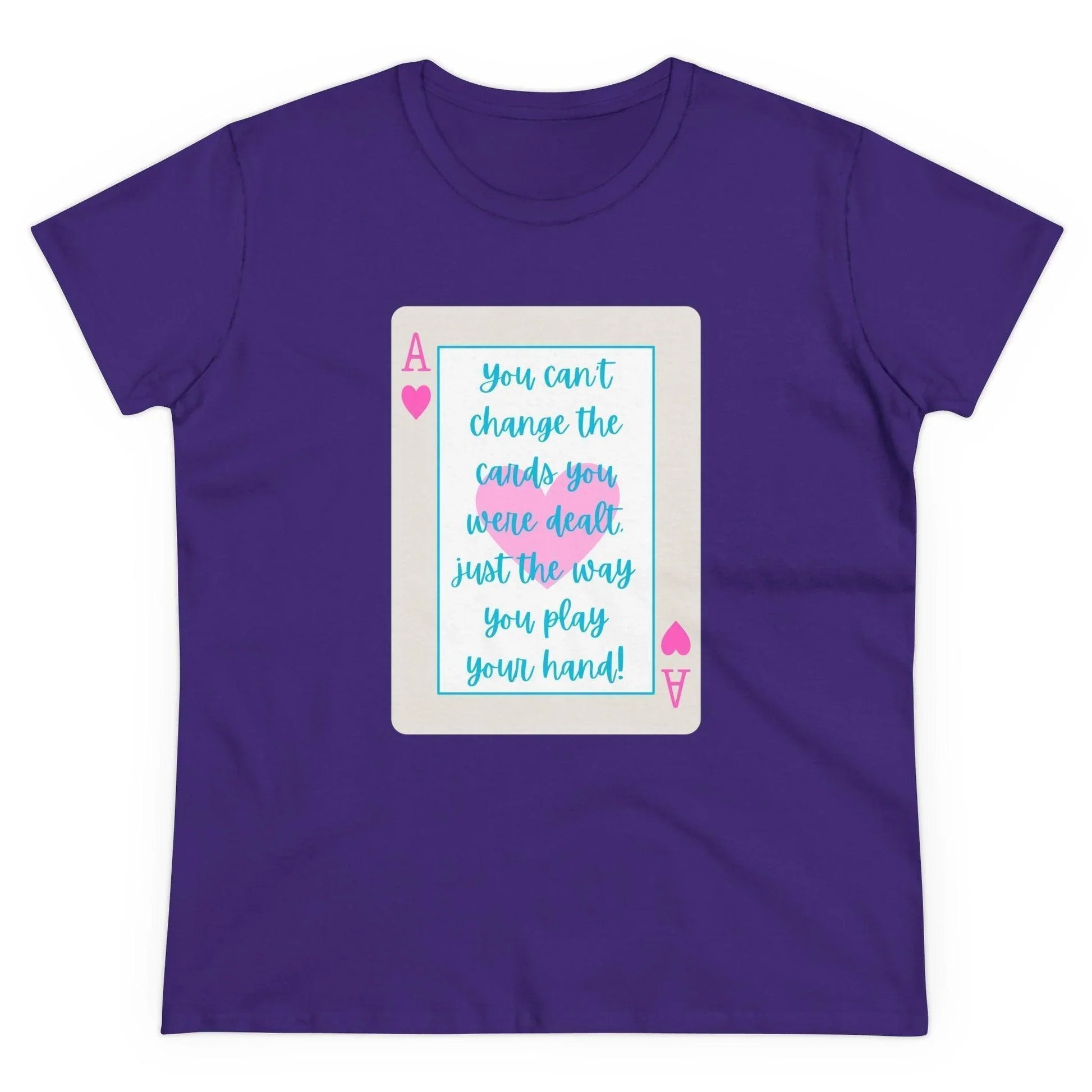 💖 Ace of Hearts 💪 Women's Tee ✨ Play your hand like a queen! 👑 - Whippie's