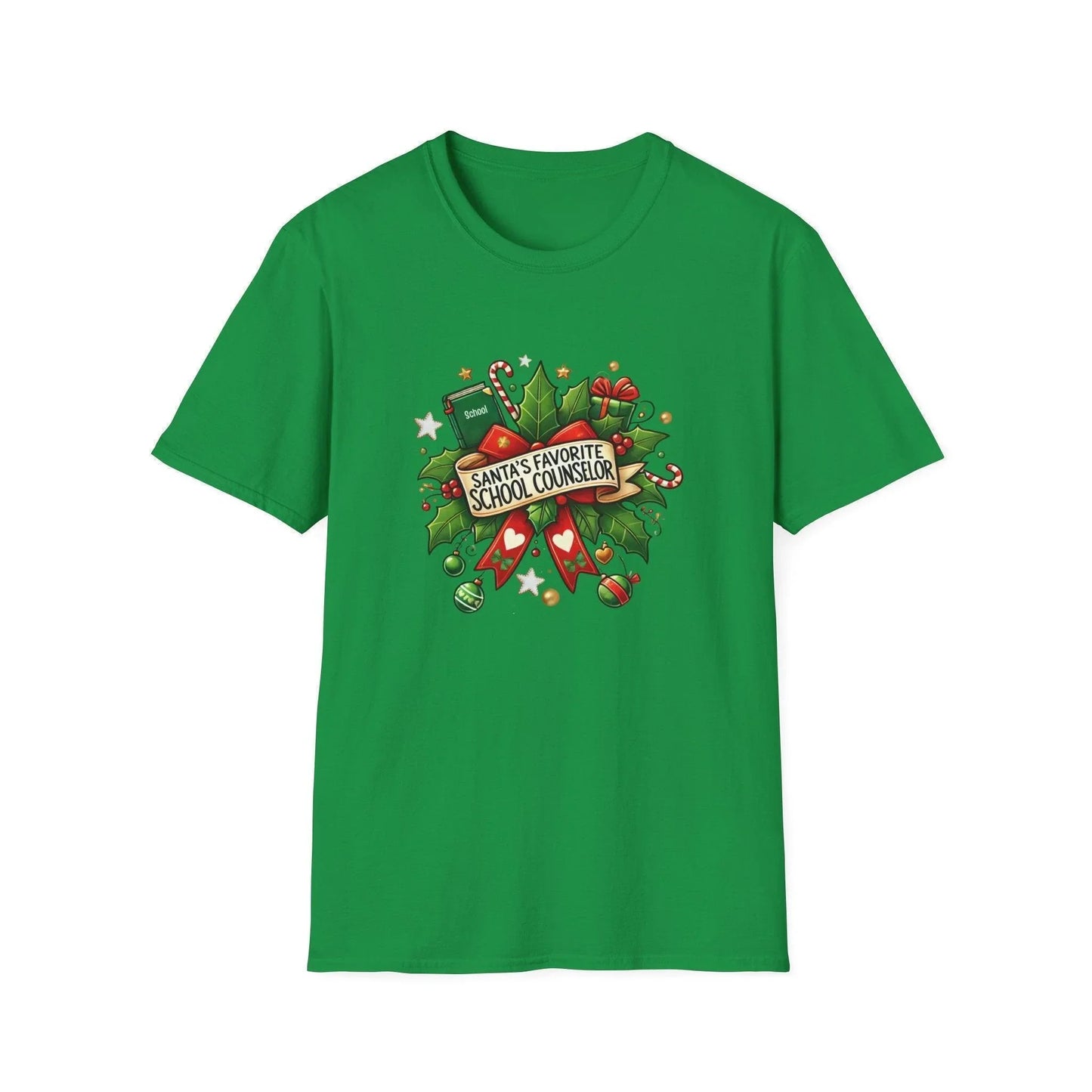 Santa's Favorite School Counselor Unisex Tee 🍎🎅 - Whippie's