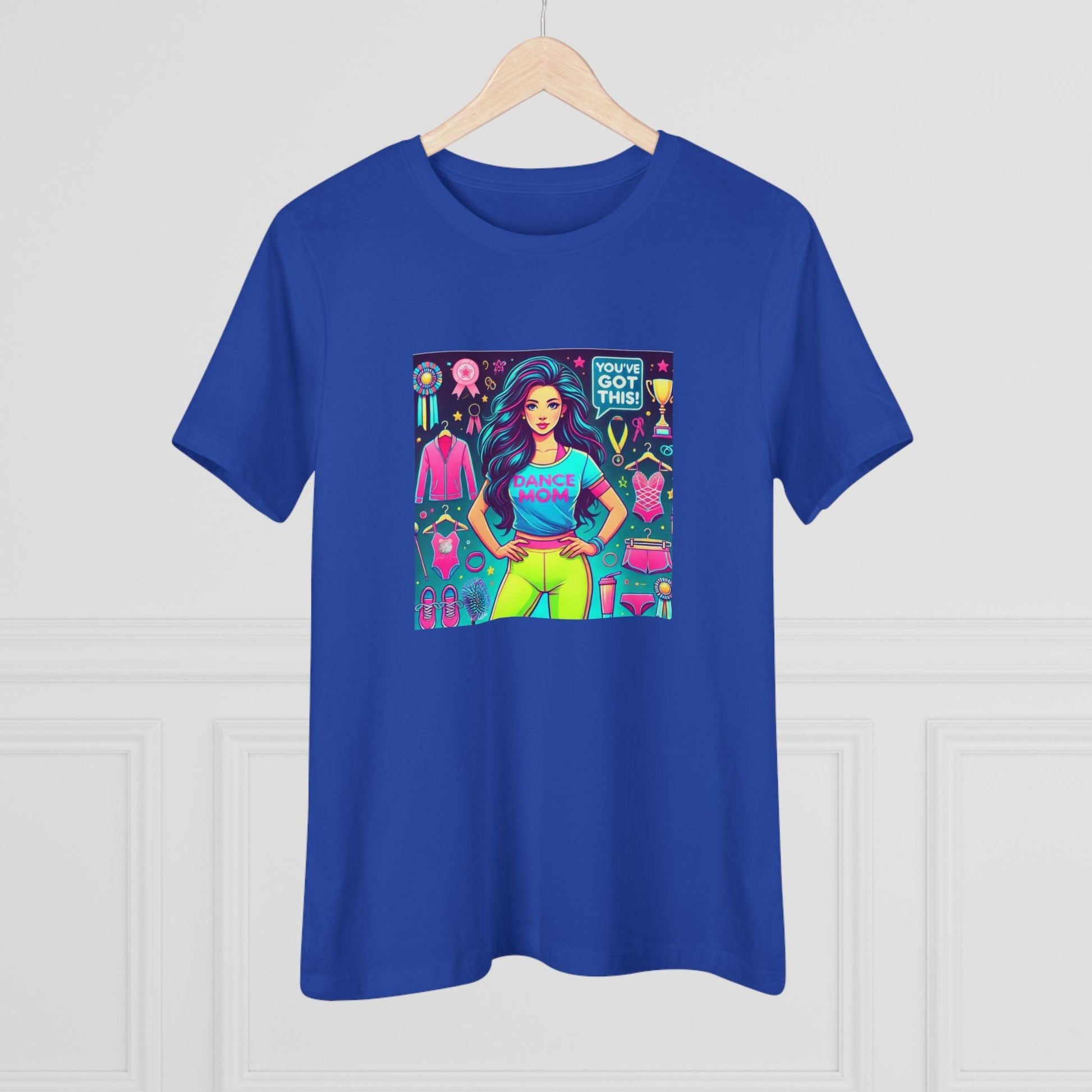 Dance Mom Magic (Black Hair) - A Colorful Celebration 🌈 - Women's Softstyle Tee - Whippie's