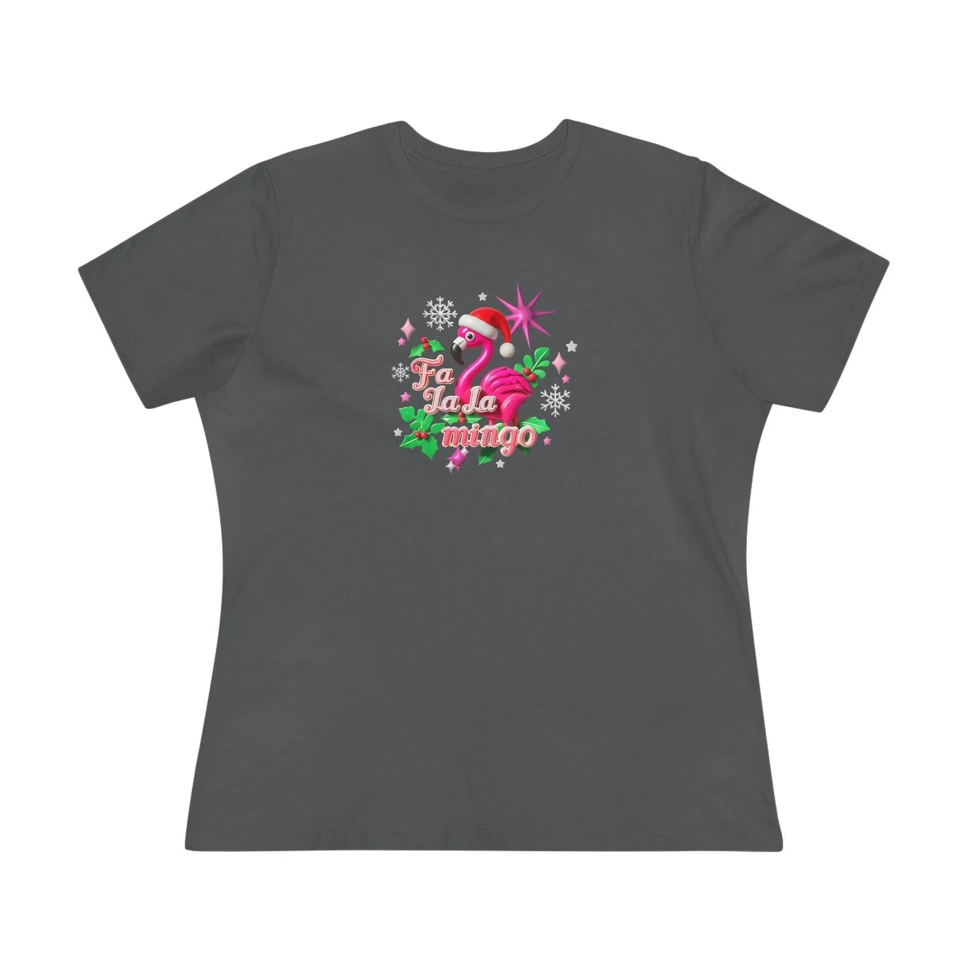 🦩🎅 Fa La La Mingo! ❄️🌟 - Women's Softstyle Tee - Whippie's