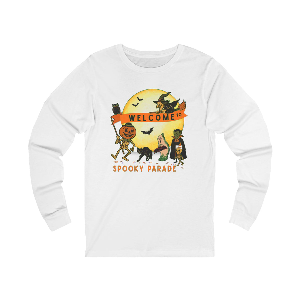 Halloween Long Sleeve Shirt | Welcome to the Spooky Parade Unisex Tee