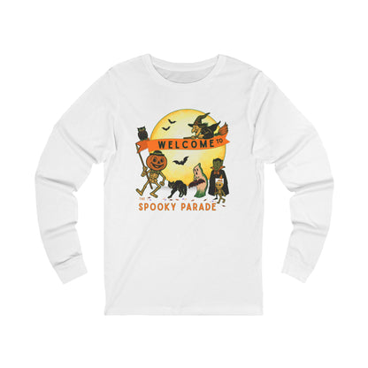 Halloween Long Sleeve Shirt | Welcome to the Spooky Parade Unisex Tee