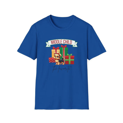 Middle Child, The Favorite 🎁🐶 Yorkie - Unisex Tee! 🎁👑 - Whippie's