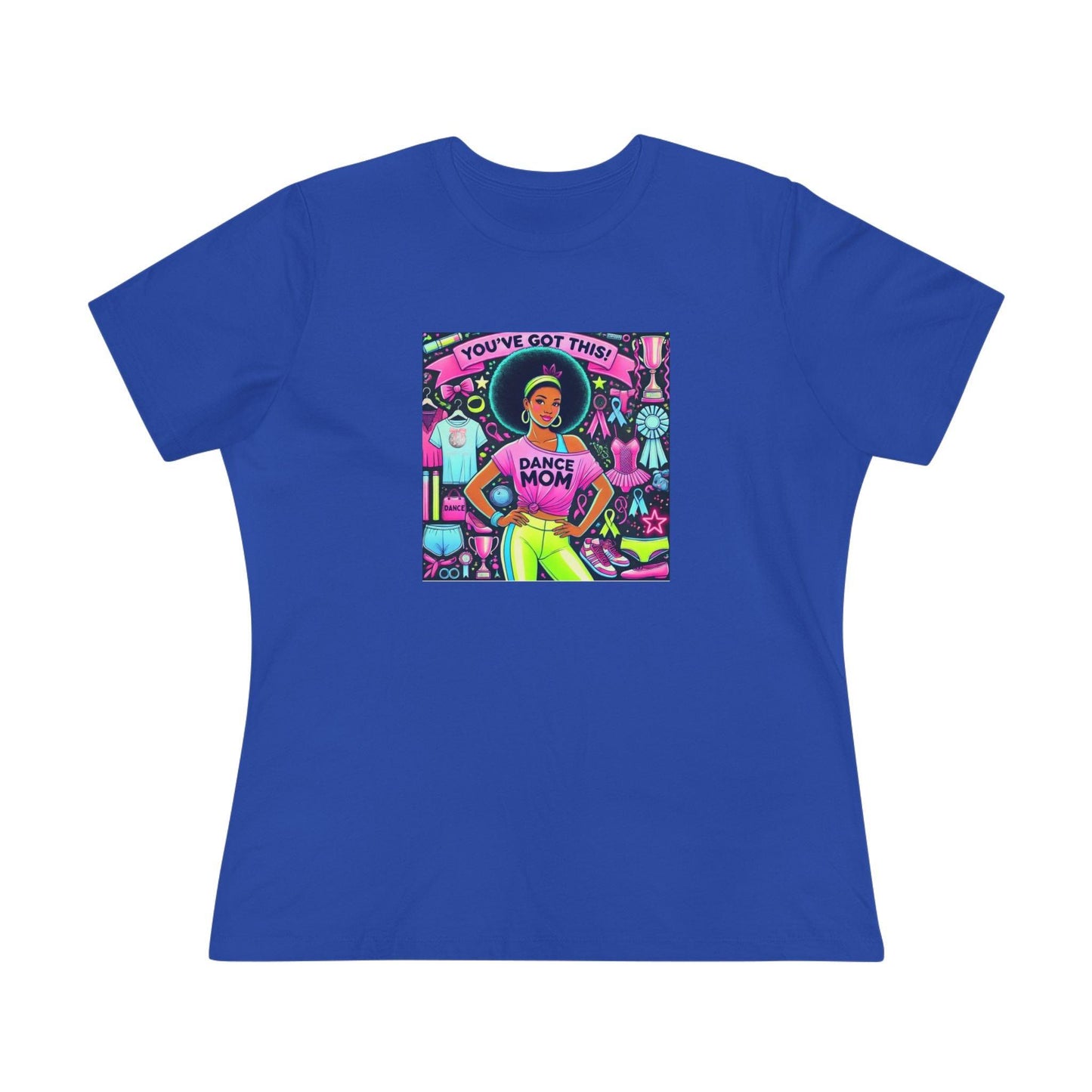 Dance Mom Magic (Young Black Mom) - A Colorful Celebration 🌈 - Women's Softstyle Tee - Whippie's