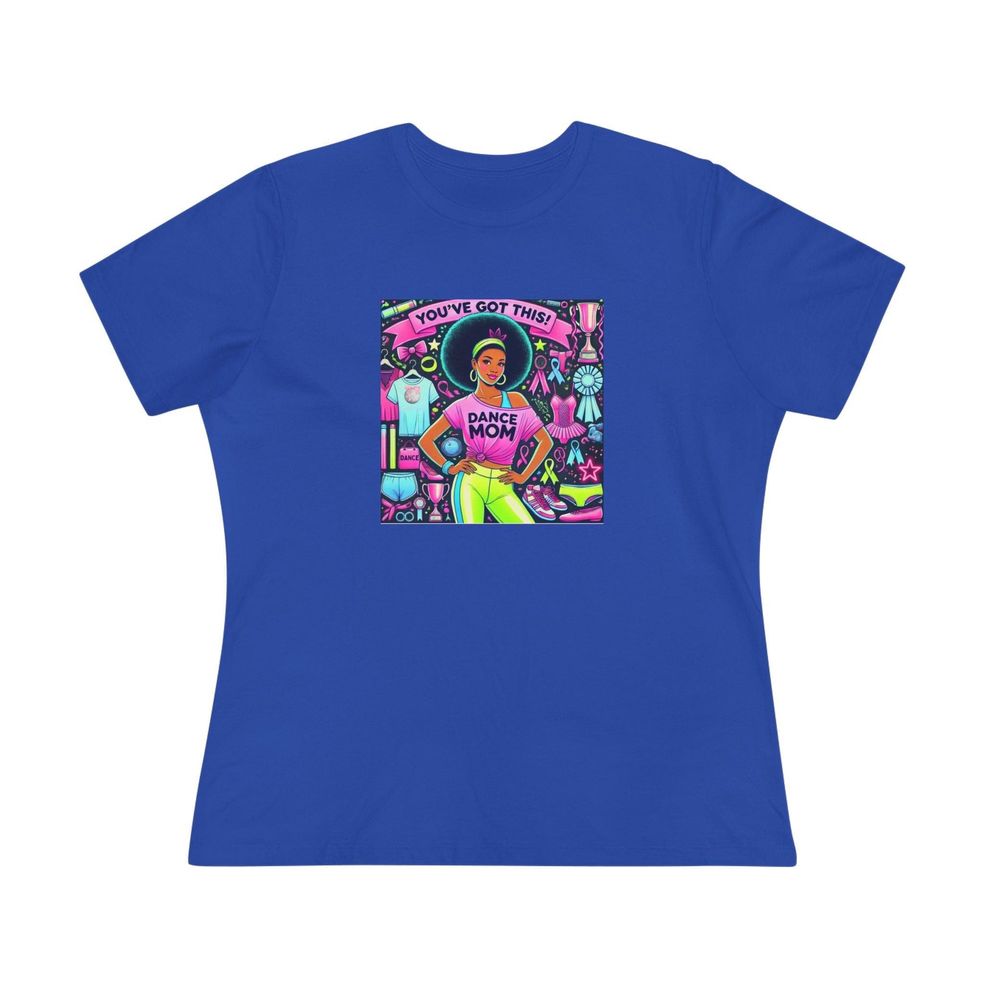 Dance Mom Magic (Young Black Mom) - A Colorful Celebration 🌈 - Women's Softstyle Tee - Whippie's