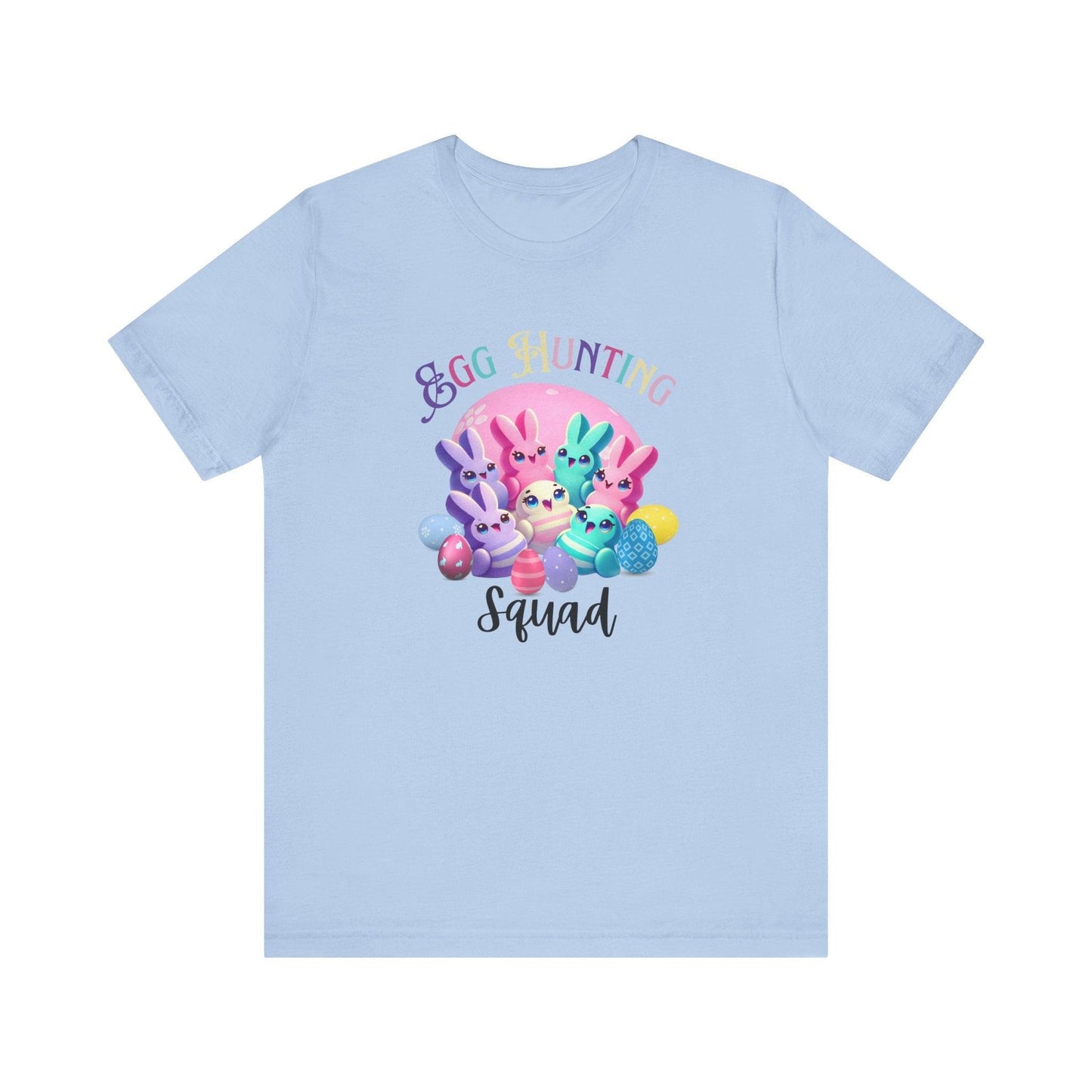 Egg Hunting Squad Unisex Jersey Tee - 🐣🐰 Hop into Easter Fun! 🐰🐣 - Whippie's