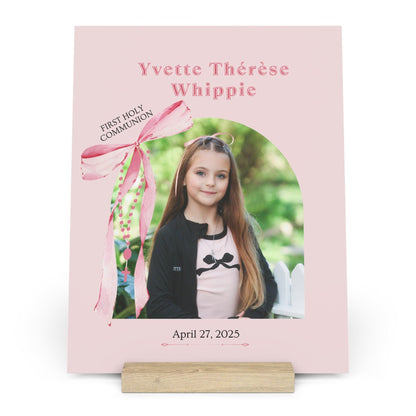 Personalized First Holy Communion Gallery Board with Stand - Whippie's